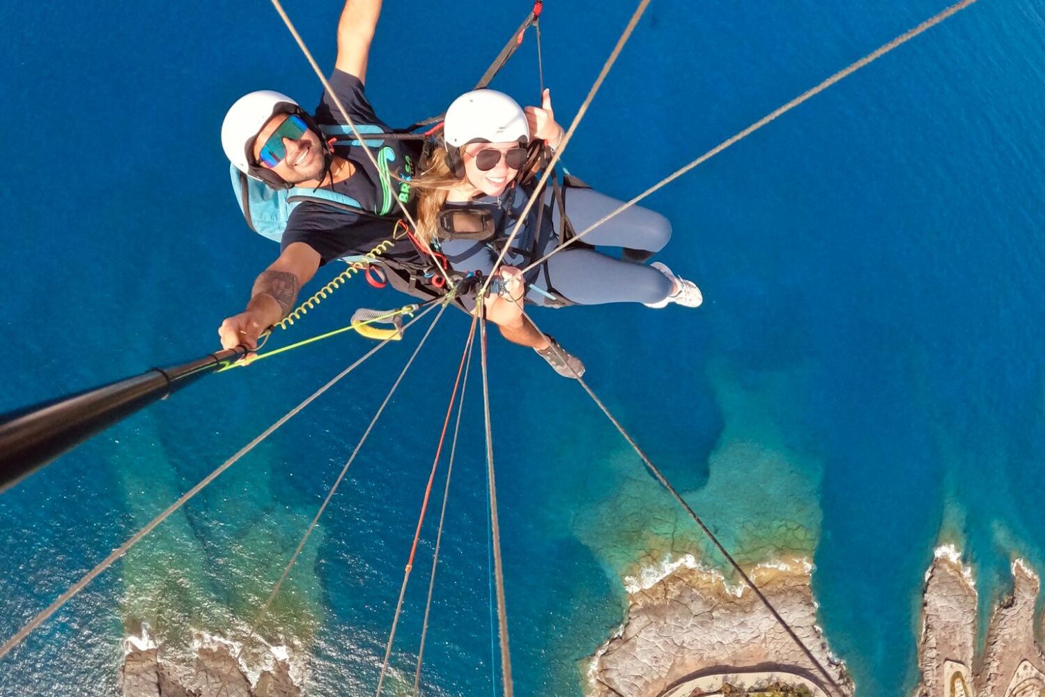 Vuelo en parapente biplaza sobre Costa Adeje-Tenerife Sur