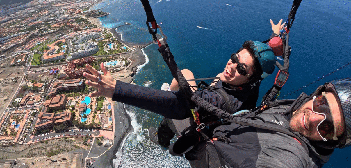 tandem paragliding teneriffa