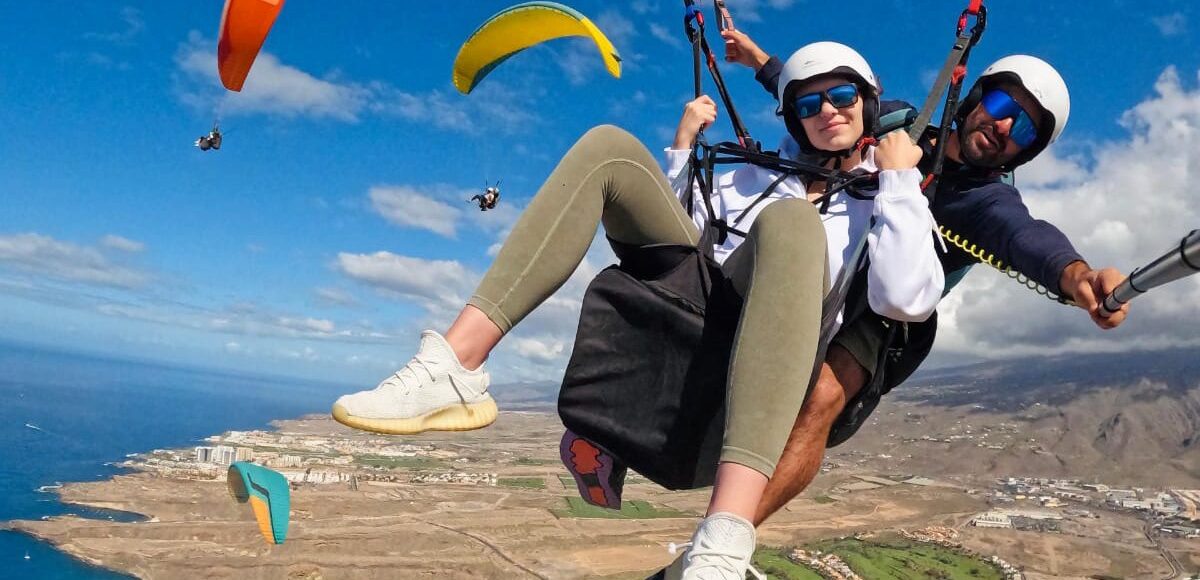 parapente en tenerife para parejas, una experiencia romantica
