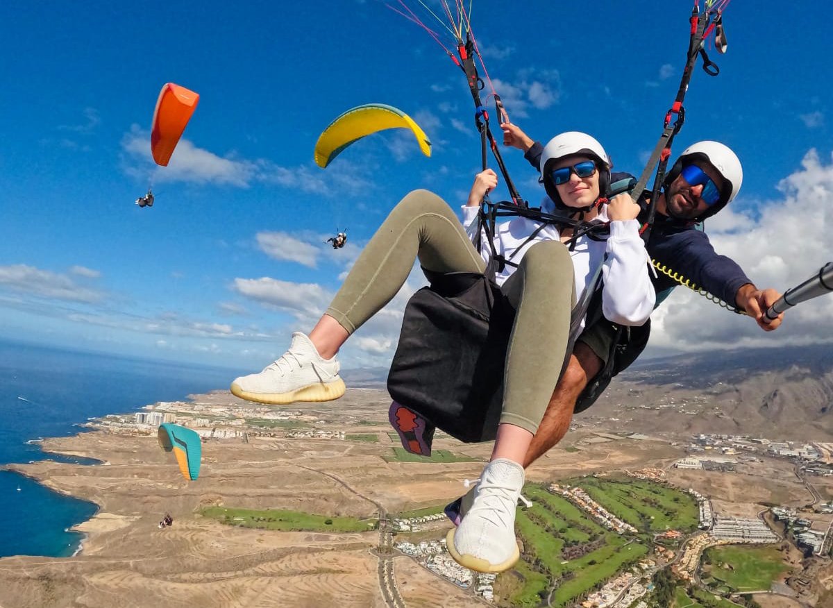 parapente en tenerife para parejas, una experiencia romantica