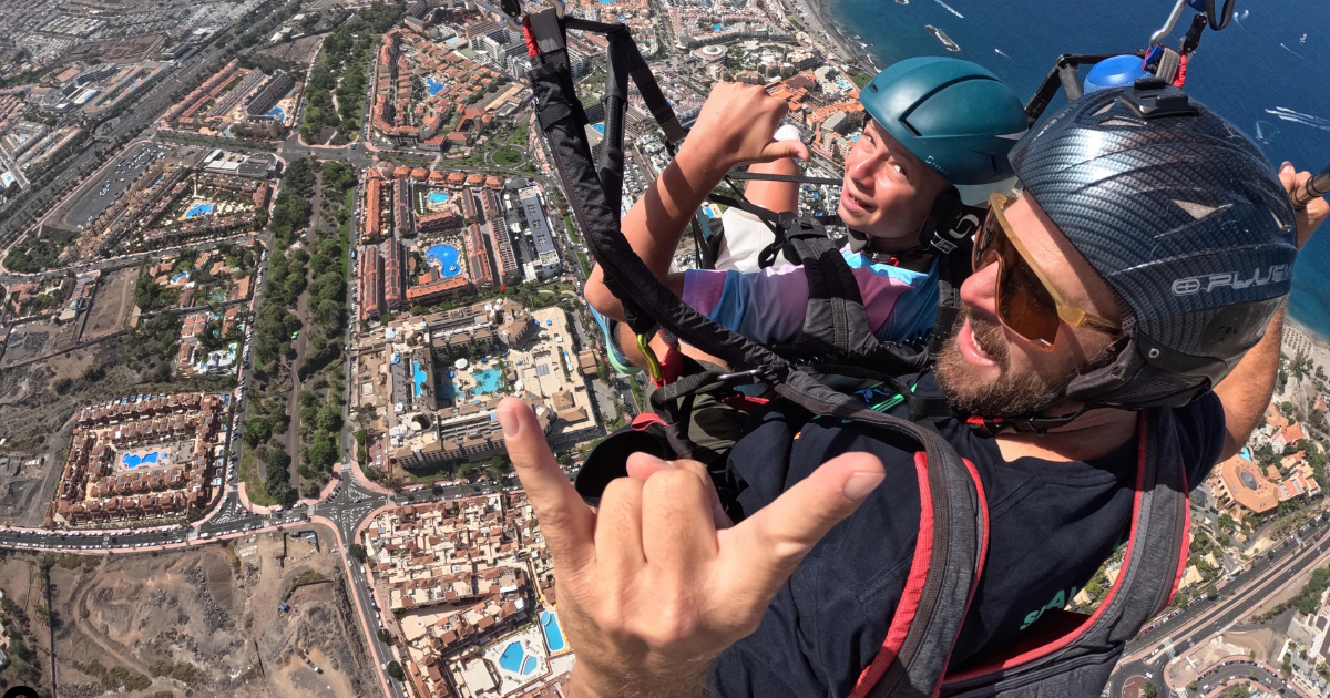 Cómo elegir un vuelo de parapente en Tenerife Sur